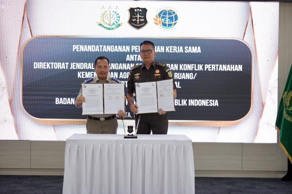Kerja Sama ATR/BPN dan BPA Kejagung Fokus Tangani Sengketa dan Mafia Tanah