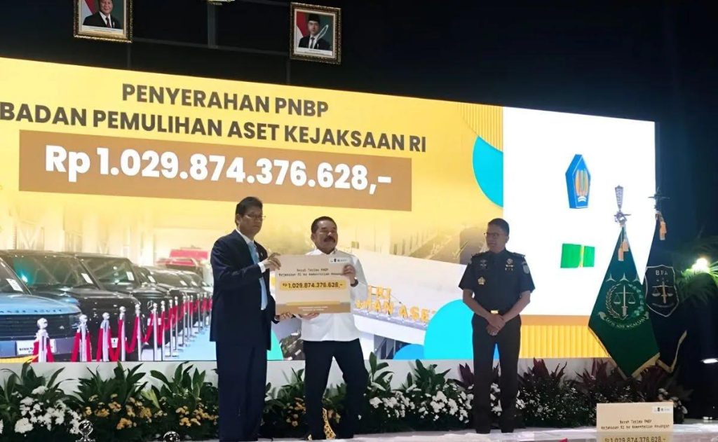 Hasil Pemulihan Aset Capai Rp1 Triliun, Kejagung Serahkan ke Kemenkeu