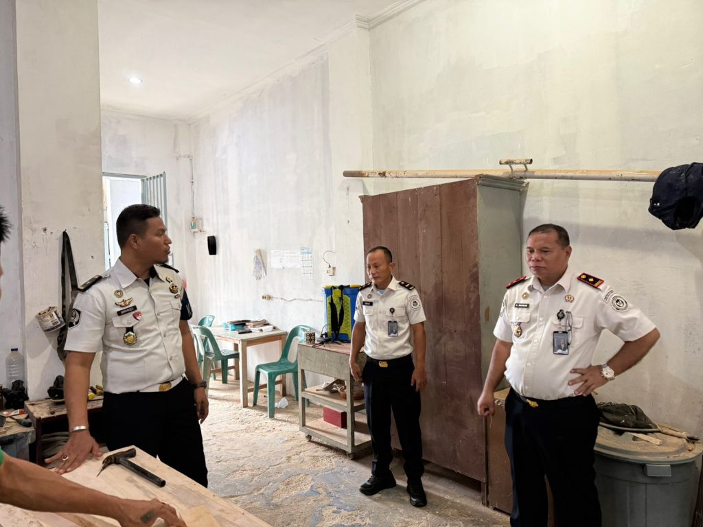 Sahat Bangun Tinjau Blok Hunian, Lapas Gunungsitoli Perketat Pengawasan