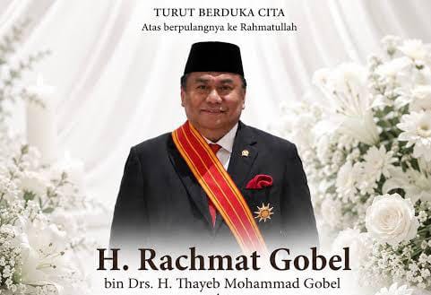 Kabar Duka, Rachmat Gobel Tutup Usia pada Jumat Dini Hari