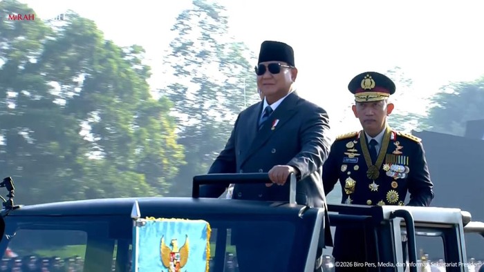 Prabowo: Polri Harus Jamin Kebebasan Berpendapat dan Tegakkan Hukum