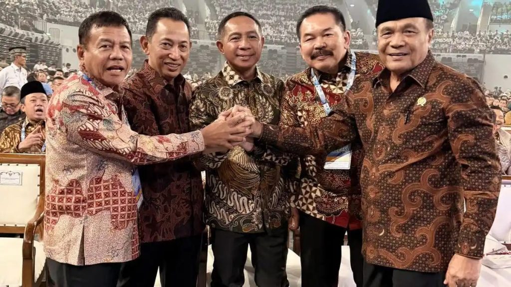 Kapolri, Panglima TNI dan Kepala BIN Hadiri Puncak Hari Koperasi ke-79