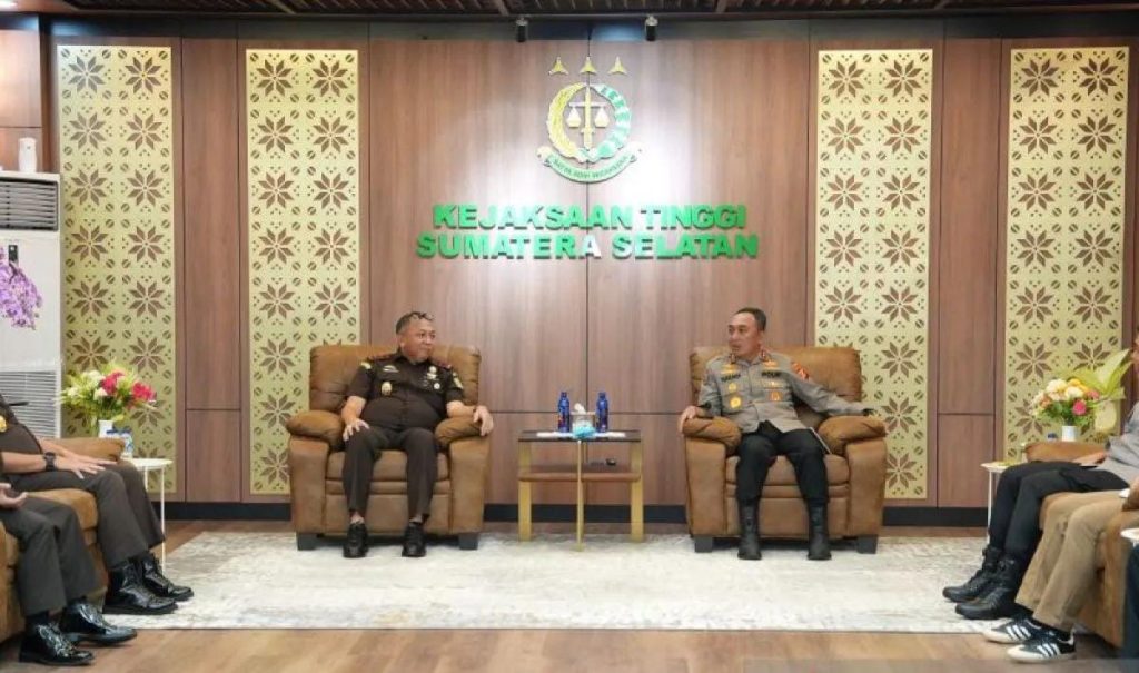 Kapolda dan Kajati Sumsel Perkuat Sinergi Jaga Stabilitas Nyago Bumi Sriwijaya