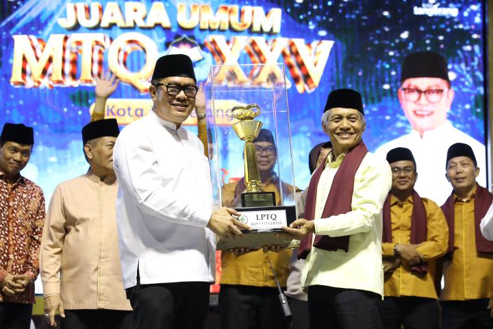 MTQ XXV Kota Tangerang Resmi Ditutup, Maryono Dorong Semangat Mengaji Terus Berlanjut