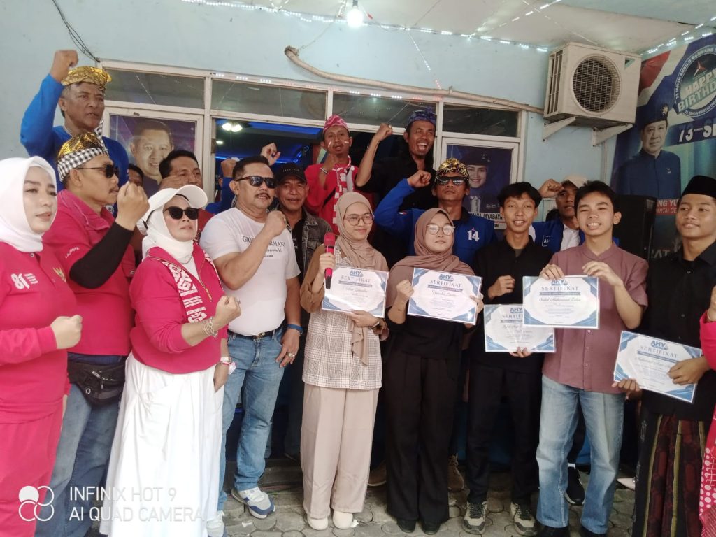 Bukan Sekadar Lomba, DPC Demokrat Kota Tangerang Dorong Anak Muda Jadi Generasi Berprestasi