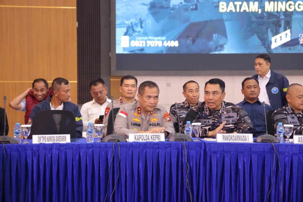 TNI AL Gagalkan Penyelundupan 1,3 Ton Ketamine di Batam, Kapolda Kepri Kawal Penanganan