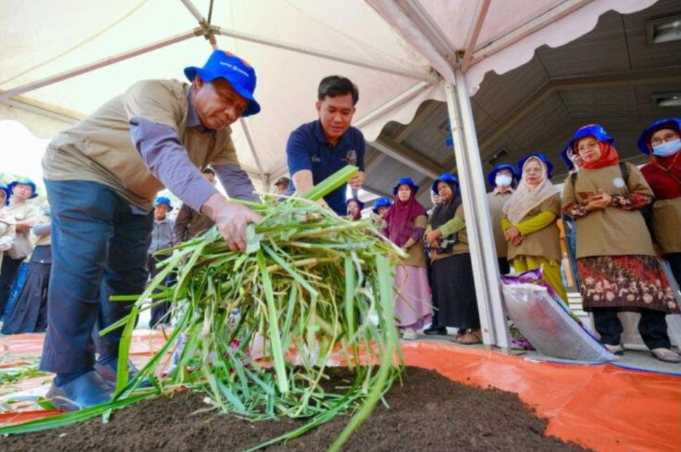 Pupuk Kaltim Dorong Petani dan Milenial Bontang Mandiri Olah Limbah Organik Jadi Kompos