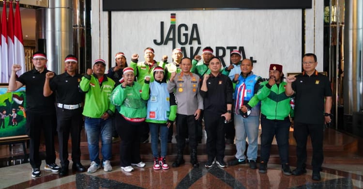 Kopdar Kebangsaan “Jaga Jakarta”, Polda Metro Jaya Perkuat Sinergi dengan Ribuan Ojol