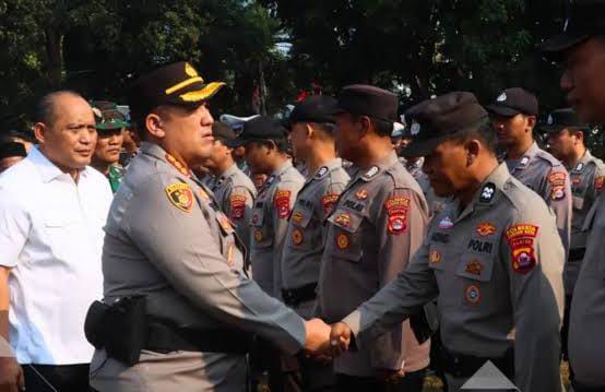 Kombes Pol. Yudha Satria Pimpin Apel Kesiapsiagaan Karhutla di Serang Kota