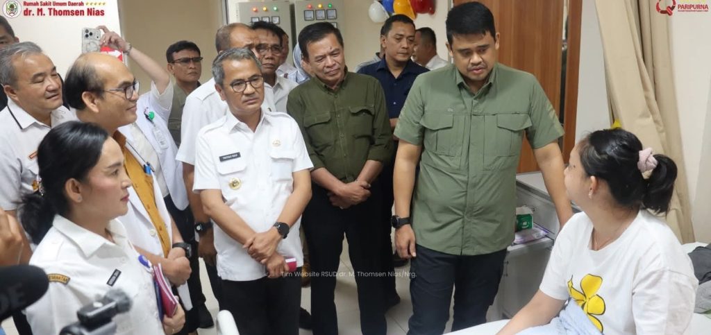 Gubernur Sumut Tinjau RSUD dr. M. Thomsen Nias, Dorong Peningkatan Layanan Kesehatan