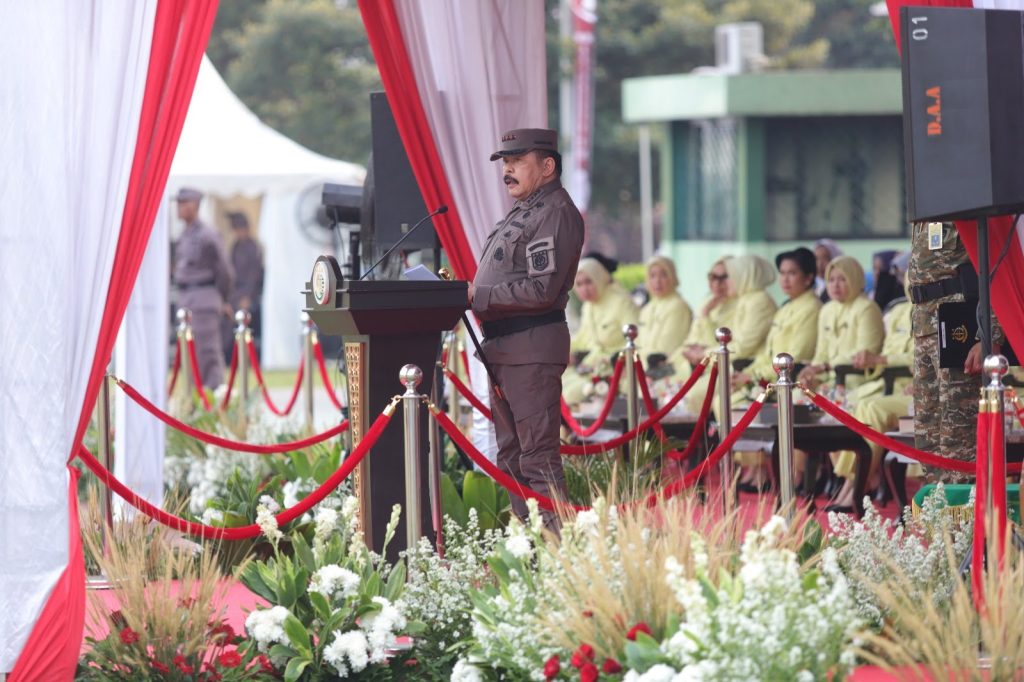 ST Burhanuddin Sampaikan 7 Perintah Harian di HUT ke-81 Kejaksaan