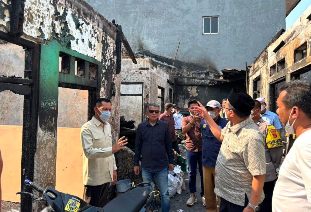 Wabup Bogor Tinjau Korban Kebakaran Cileungsi, Rehabilitasi Rumah Jadi Perhatian