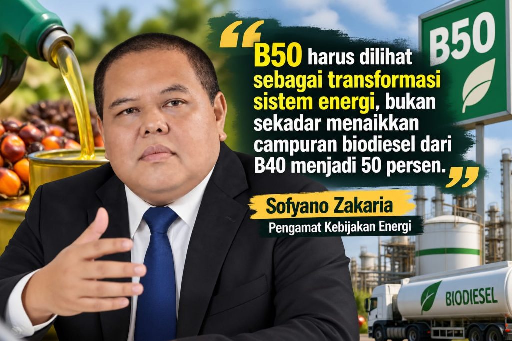 Sofyano Zakaria Soroti Kesiapan Kilang dan CPO Jelang Implementasi B50
