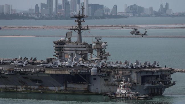 Usai 280 Hari di Laut, Kondisi Kapal Induk USS Abraham Lincoln Disorot