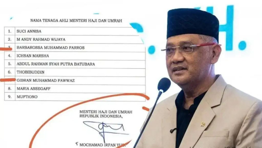 Penunjukan Dua Anak Menteri Haji Jadi Tenaga Ahli Tuai Kritik