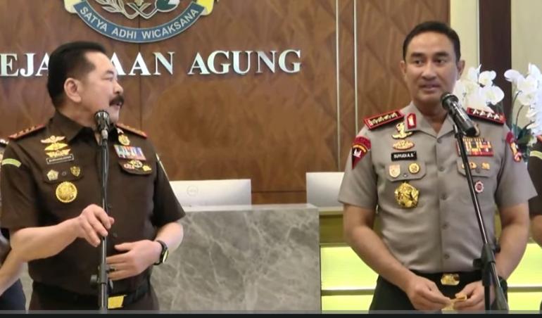 Kapolri Suyudi Ario Seto Sambangi Kejagung, Bahas Sinergi Antarlembaga