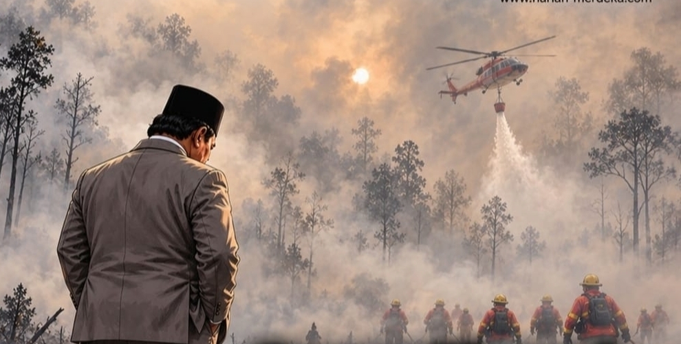 Forum Pimred Desak Prabowo Mundur Jika Kabut Asap Tak Hilang hingga Akhir Oktober