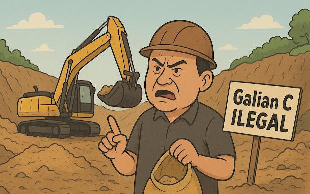 Tambang Galian C Gunung Pinang Kembali Beroperasi, ESDM Banten Sebut Tak Berizin