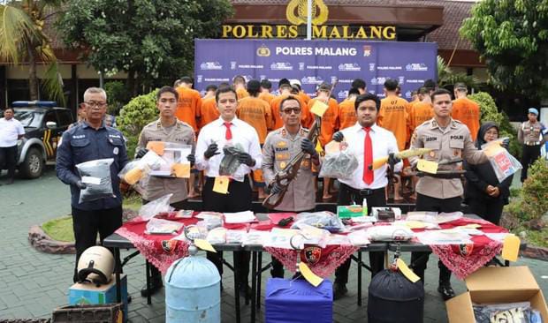 Polres Malang Ungkap 273 Kasus Kriminal Selama Operasi Sikat Semeru 2026
